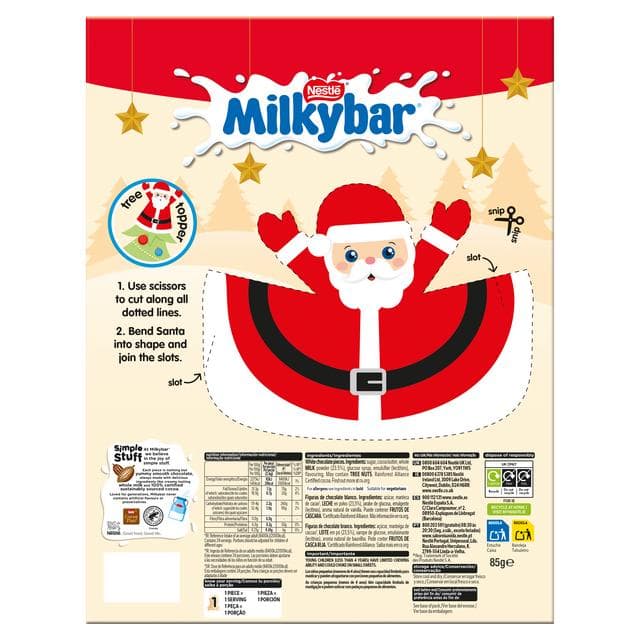 Milkybar White Chocolate Advent Calendar 85g - gallery image 2