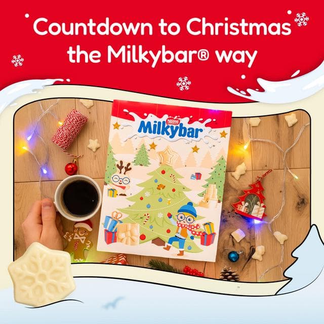 Milkybar White Chocolate Advent Calendar 85g - gallery image 4
