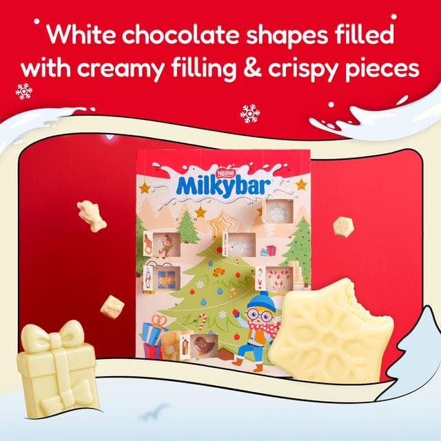 Milkybar White Chocolate Advent Calendar 85g - gallery image 5