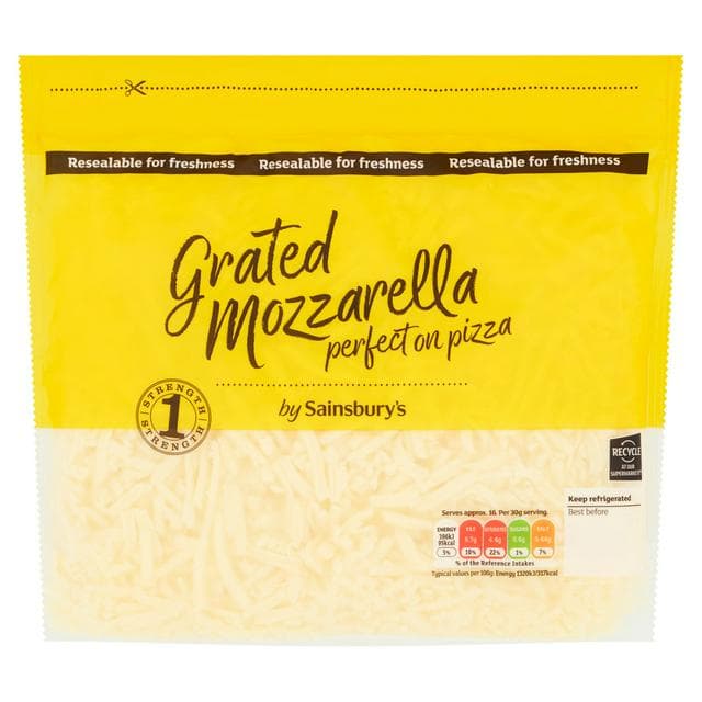 Sainsbury's Grated Mozzarella Cheese 500g - gallery image 1