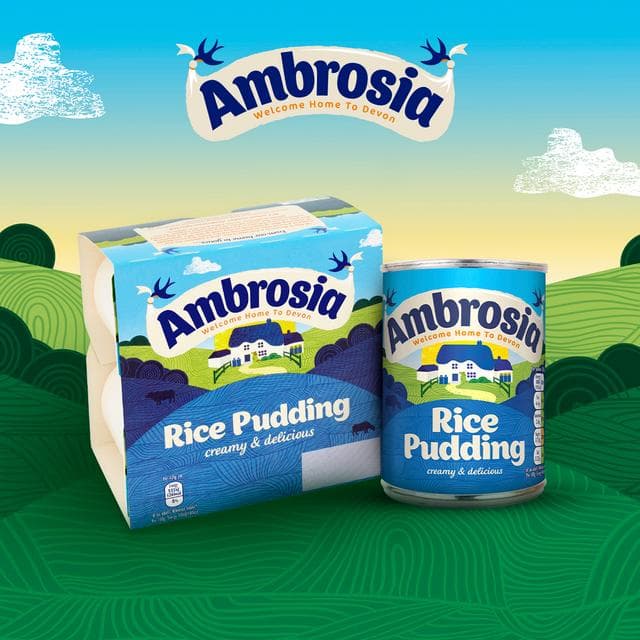 Ambrosia 4 x 120g Rice Pudding Dessert Snack Pots - gallery image 6