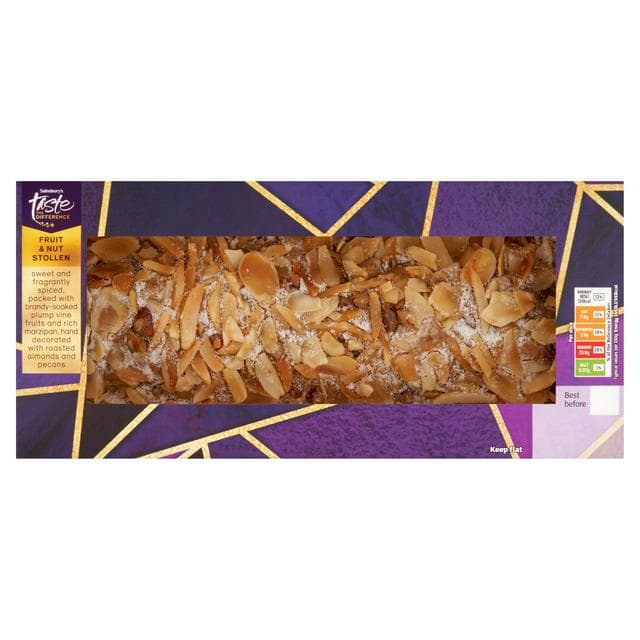 Sainsbury's Fruit & Nut Stollen, Taste the Difference 545g - gallery image 1