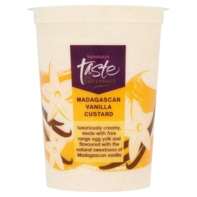 Sainsbury's Vanilla Custard, Taste the Difference 500g - gallery image 1