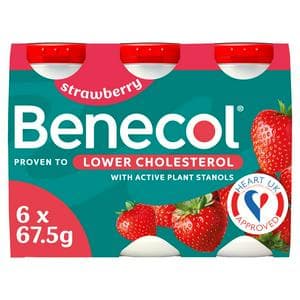 Benecol Yogurt Drink Strawberry 6x67.5g