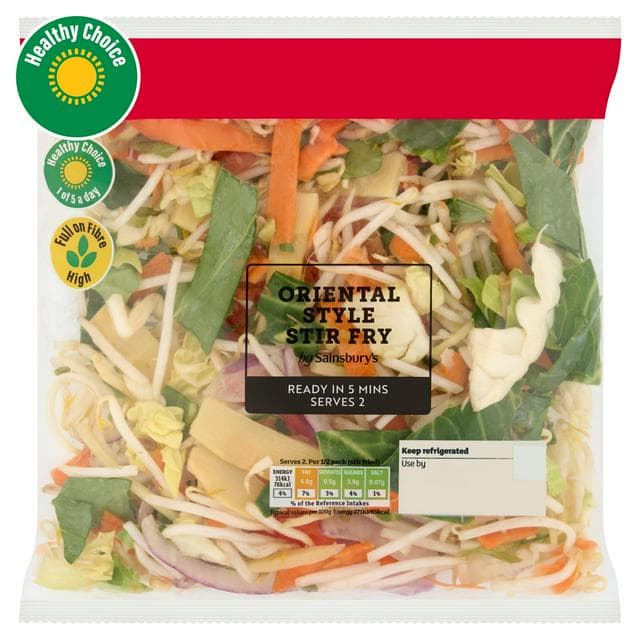 Sainsbury's Oriental Vegetable Stir Fry 300g - gallery image 1