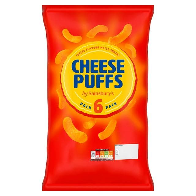 Sainsbury's 102g Cheese Puffs - gallery image 1