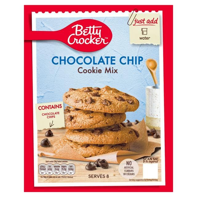 Betty Crocker Chocolate Chip Cookie Mix 200g - gallery image 1
