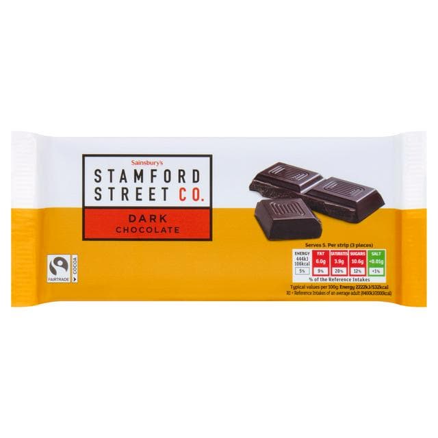 Stamford Street Co. Dark Chocolate 100g - gallery image 1