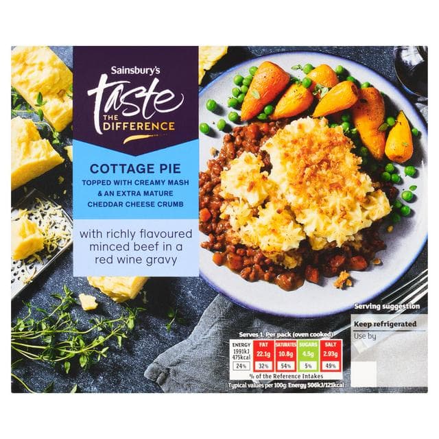 Sainsbury's Cottage Pie, Taste the Difference 400g (Serves 1) - gallery image 1