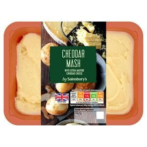Sainsbury's Cheddar Mashed Potato 400g