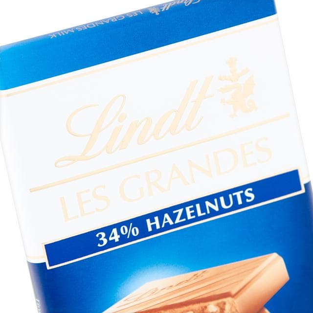 Lindt Les Grandes Milk Chocolate Hazelnut Bar 150g - gallery image 2