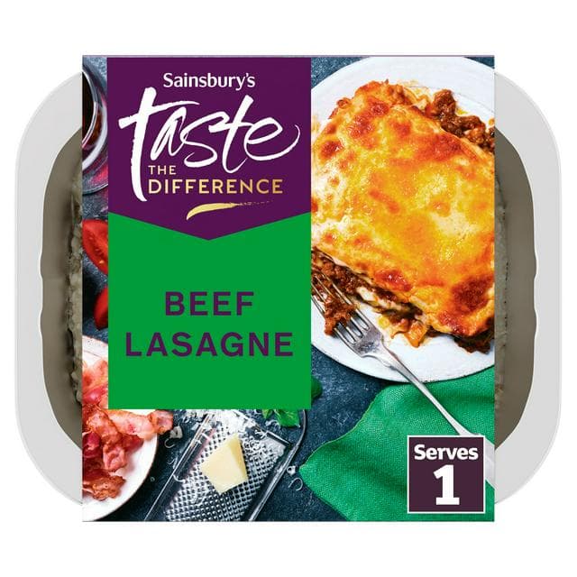 Sainsbury's Beef Lasagne Ready Meal For 1, Taste the Difference 400g - gallery image 1