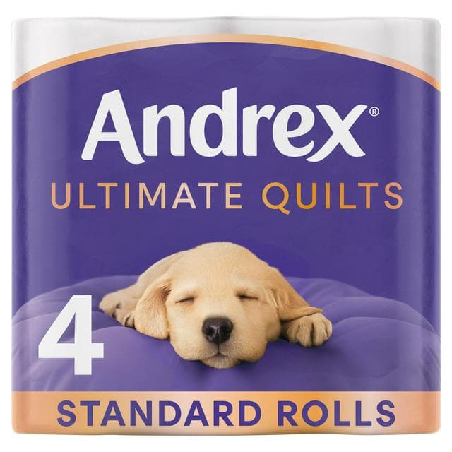 Andrex Ultimate Quilts Toilet Rolls x4 - gallery image 1
