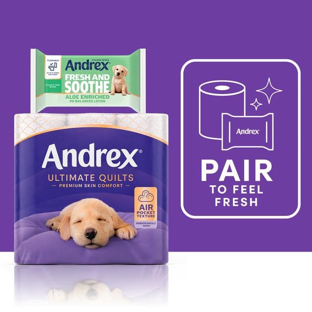 Andrex Ultimate Quilts Toilet Rolls x4 - gallery image 3