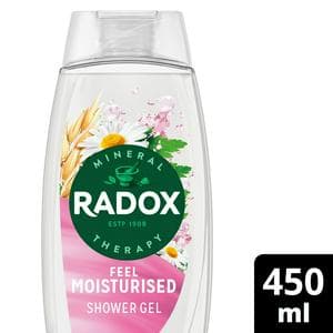 Radox Feel Moisturised Shower Gel Chamomile & Oat Body Wash 450ml