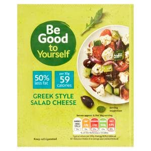 Sainsbury's Greek Style Salad Cheese, Be Good to Yourself 200g