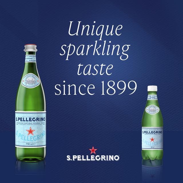San Pellegrino Sparkling Natural Mineral Water Bottle 500ml - gallery image 2