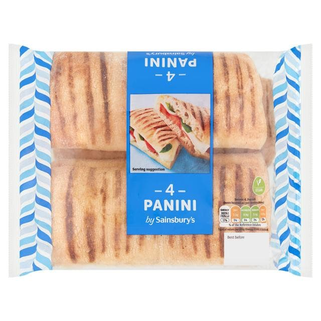Sainsbury's Panini x4 - gallery image 1