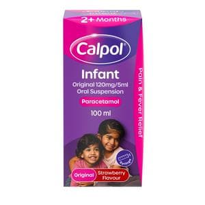 Calpol Infant Oral Suspension Paracetamol For 2+ Months 100ml