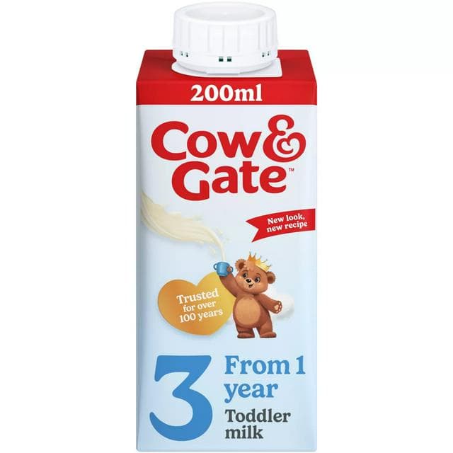 Cow & Gate 3 Toddler Milk from 1 Year 200ml - gallery image 1