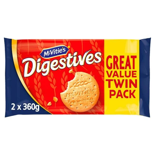 McVitie's Digestives The Original Biscuits Twin Pack 2x360g - gallery image 1