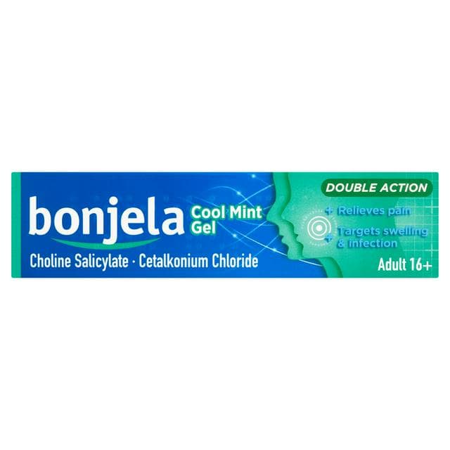 Bonjela Cool Mint Gel Double Action for Mouth Ulcers & Cold Sores 15g - gallery image 1