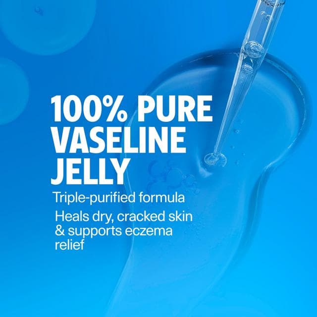 Vaseline Original Petroleum Jelly Moisturiser Locks in Moisture & Heals Dry Skin 50ml - gallery image 2