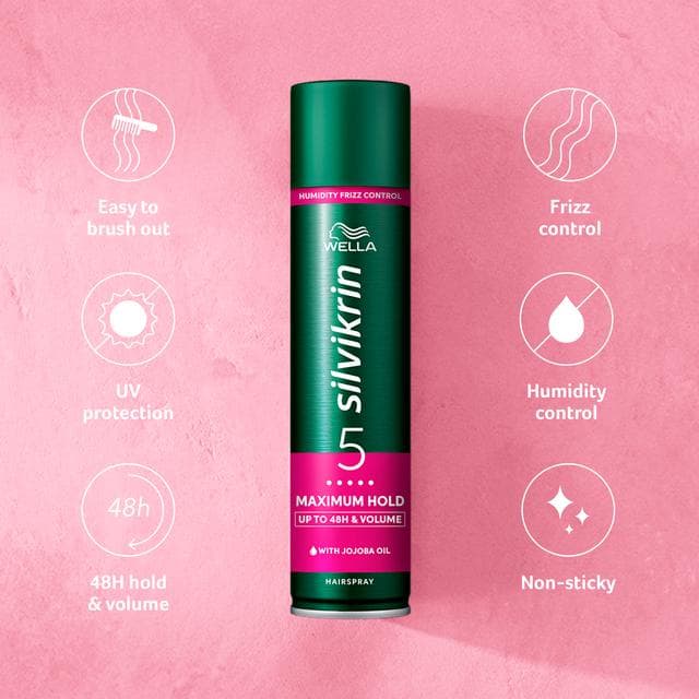 Wella Silvikrin Maximum Hold Hairspray 75ml - gallery image 2