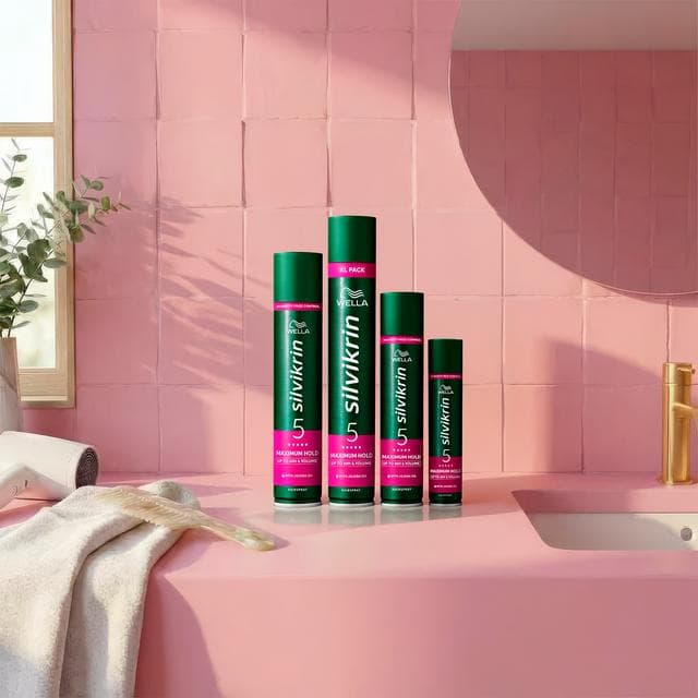 Wella Silvikrin Maximum Hold Hairspray 75ml - gallery image 5