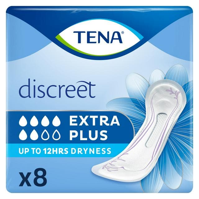 TENA Lady Discreet Extra Plus Incontinence Pads x8 - gallery image 1