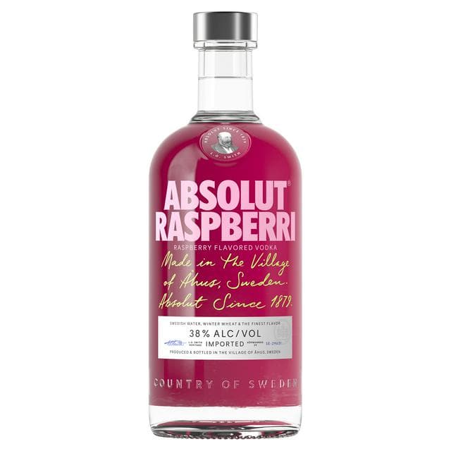 Absolut Raspberry Flavored Vodka 700ml - gallery image 1