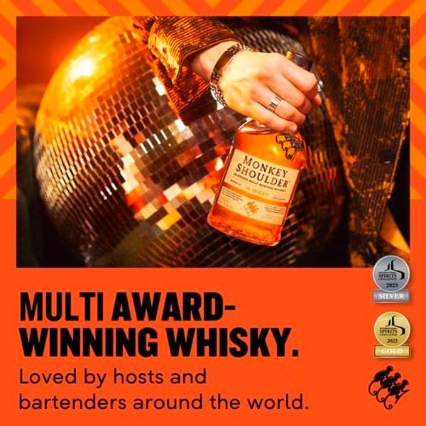 Monkey Shoulder Blended Malt Scotch Whisky 70cl - gallery image 5