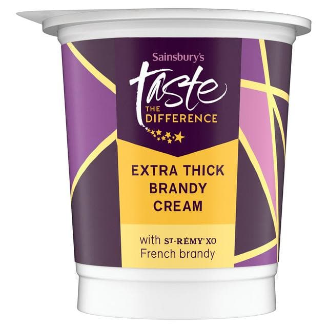 Sainsbury's Extra Thick Brandy Cream, Taste the Difference 250ml - gallery image 1