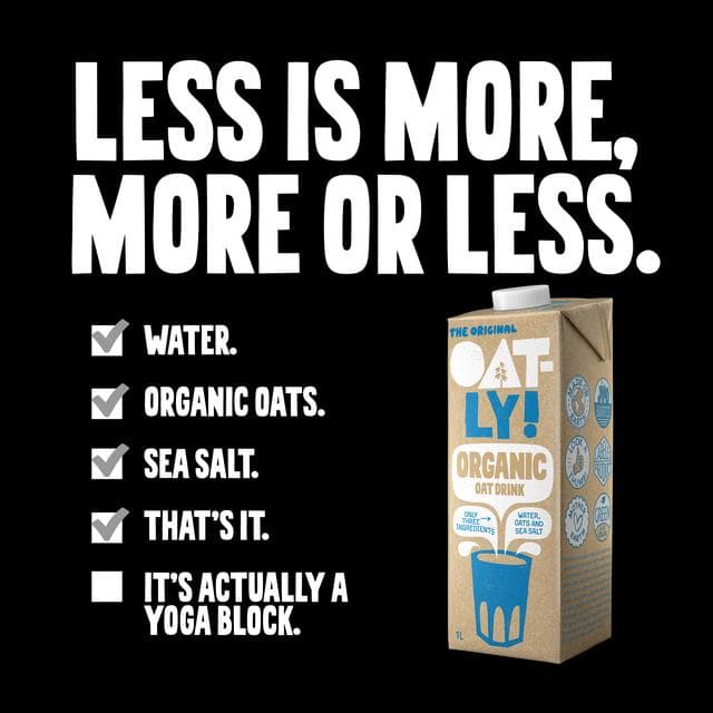 Oatly Organic Oat Drink Long Life 1L - gallery image 2