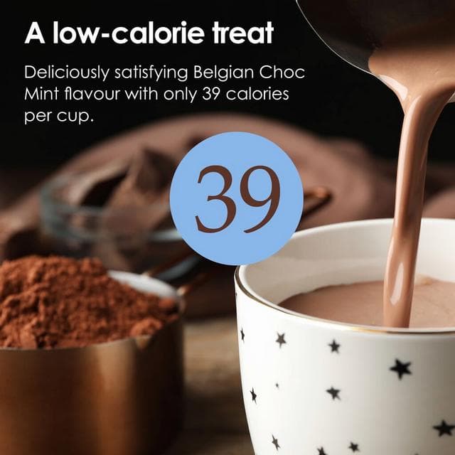 Options Instant Belgian Hot Chocolate Mint Drink 220g - gallery image 2