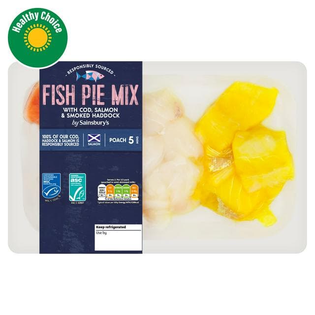 Sainsbury's Fish Pie Mix 300g - gallery image 1