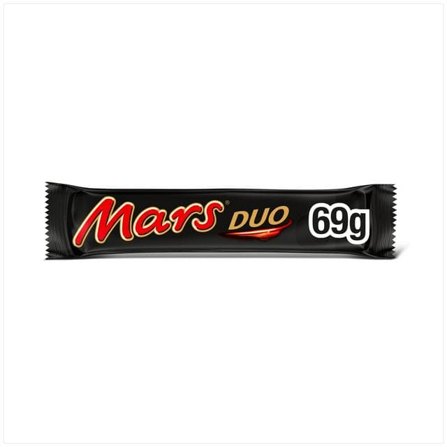 Mars 69g Duo Caramel & Milk Chocolate Bar - gallery image 1