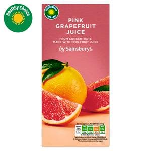 Sainsbury's Pink Grapefruit Juice 1L