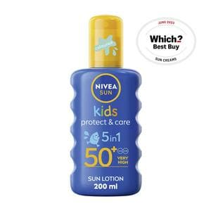Nivea Sun Kids Protect & Care Coloured Spray SPF 50+ 200ml