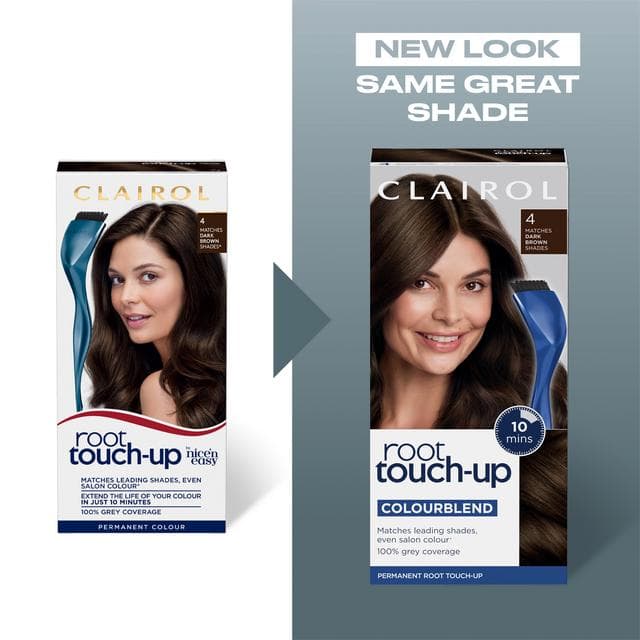Clairol Root Touch Up Permanent Hair Dye Dark Auburn 4R - gallery image 4