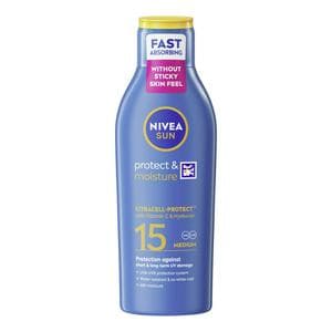 Nivea Sun 200ml Protect & Moisture Lotion SPF 15 Sun Cream