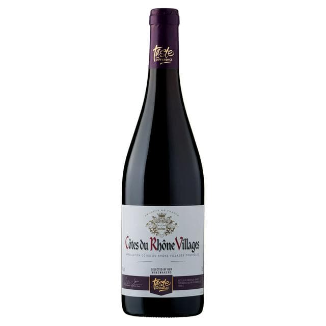 Sainsbury's Côtes du Rhône Villages Red Wine, Taste the Difference 75cl - gallery image 1