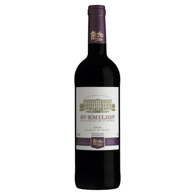 Sainsbury's St-Emilion Red Wine, Taste the Difference 75cl - gallery image 1