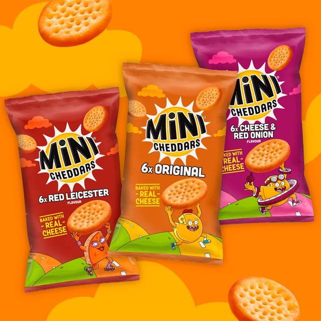 Jacob's Mini Cheddars Original Baked Snacks Multipack 12x23g - gallery image 5