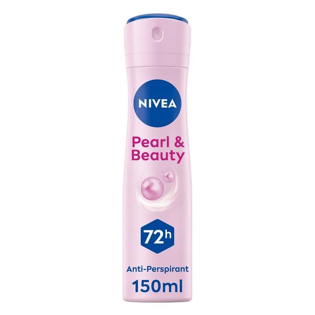 Nivea Pearl & Beauty Anti Perspirant Deodorant Spray 150ml - gallery image 1