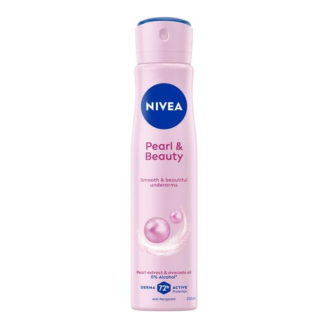 Nivea Pearl & Beauty Anti Perspirant Deodorant Spray 250ml - gallery image 1