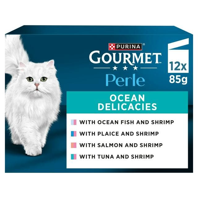 Gourmet Perle Ocean Delicacies in Gravy Wet Cat Food 12 x 85g - gallery image 1