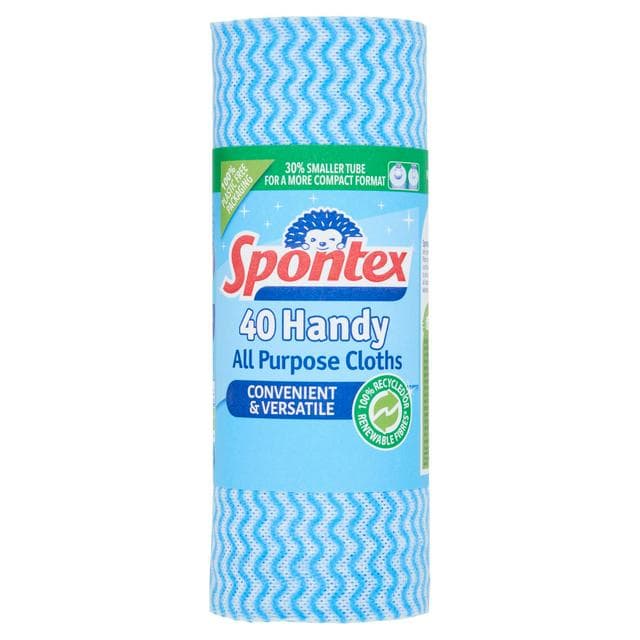 Spontex All Purpose Cloth Roll x40 - gallery image 1