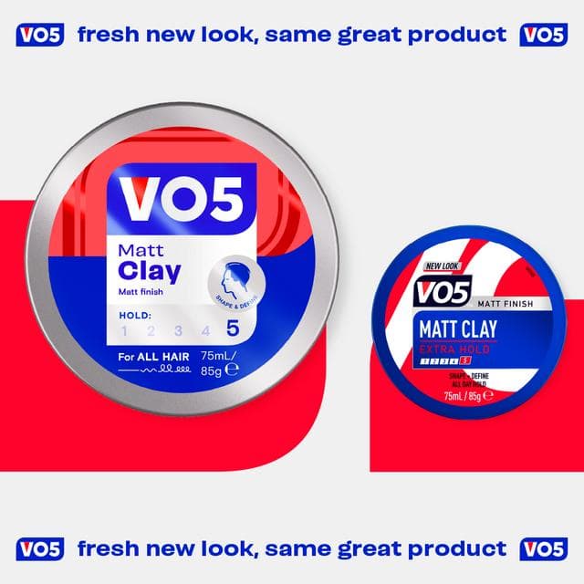 VO5 Extreme Style Matt Hair Clay 75ml - gallery image 5