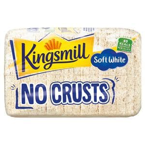 Kingsmill No Crusts Soft Medium Sliced White Bread 400g